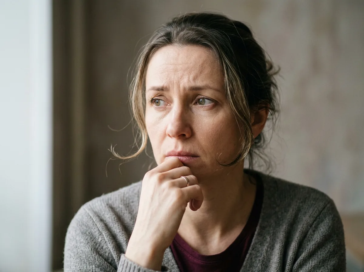 Аватар отзыва: женщина Ольга, 38 лет, переживающий вид, нейтральный фон